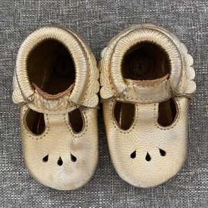 Gold Freshly Picked Moccasins